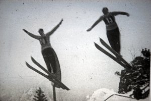 10 SS Schattenberg Schanze Doppelsprung nach 1925 Jahre