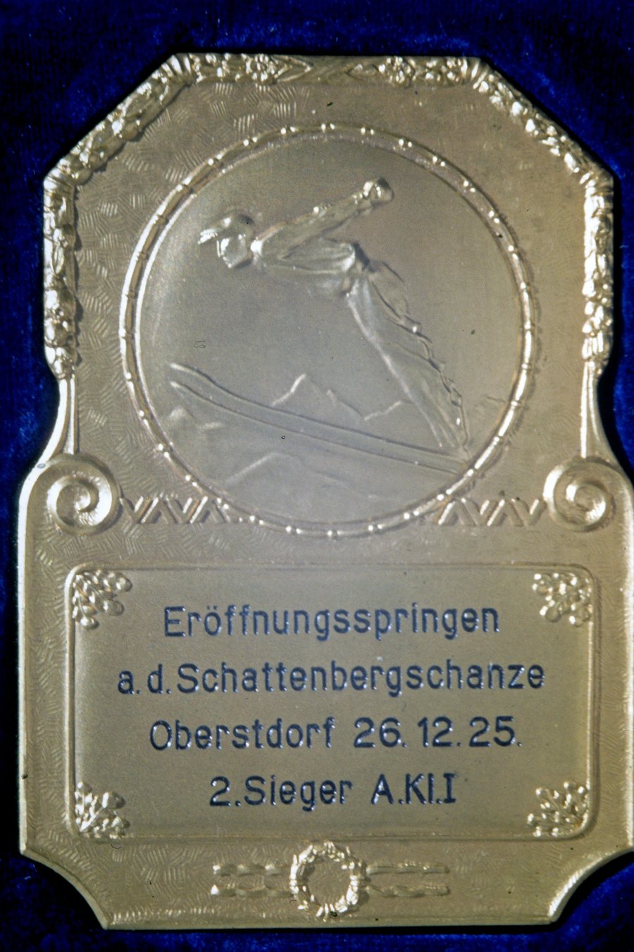 10 SS Schattenbergschanze Medaille Eröffungsspringen 26.12.1925