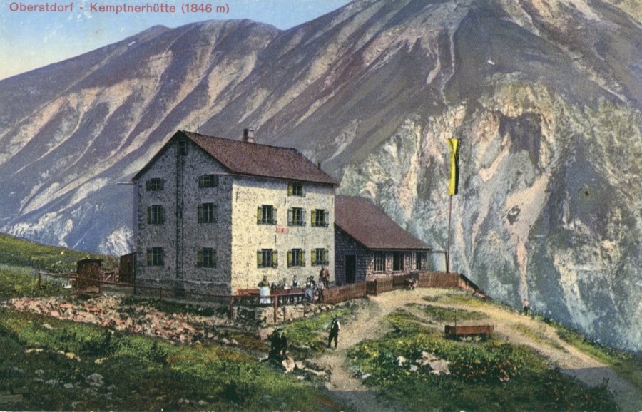 Kemptner Hütte um 1904