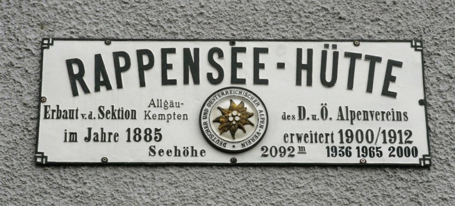 24-Hüttenschild