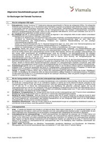 Viamala Tourismus AGB