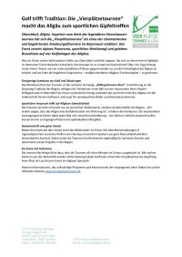 Vierplätzetournee Pressemitteilung allgemein