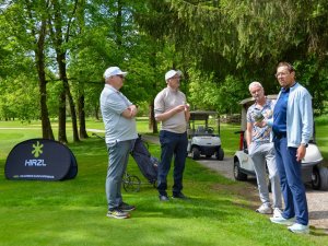 Am Abschlag im GC Ottobeuren