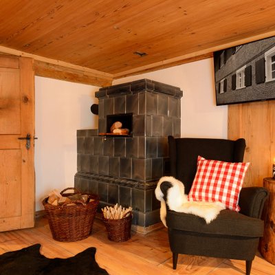 Eigener Kachelofen im Ferienhaus in Oberstdorf