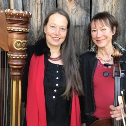 Duo HarpaCello - Martina Noichl und Ulrike Loesch Foto: Stefan Heidweiler