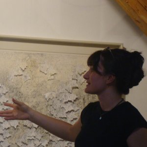 Führung mit Eva Blüml © Irmela Fischer
