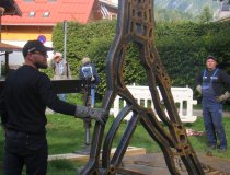 Michael Morgner, Der Schreitende - Aufbau