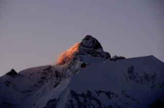 Winfried Egger, Trettachspitze in der Morgensonne