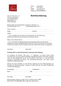 Beitrittsformular