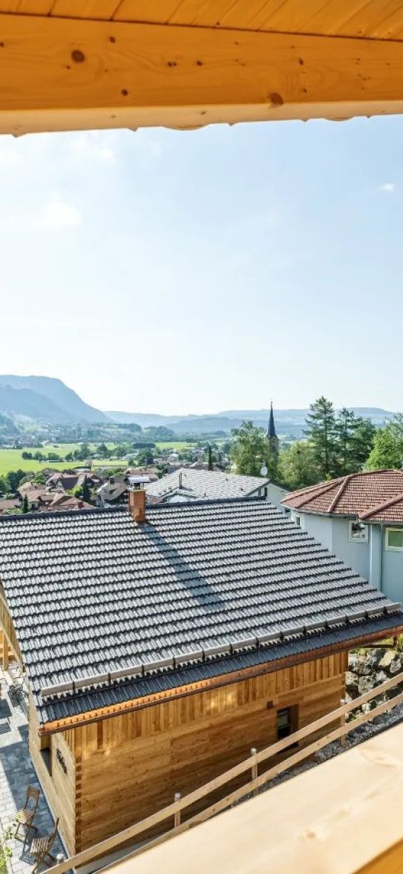 Aussicht aus den Waldchalets