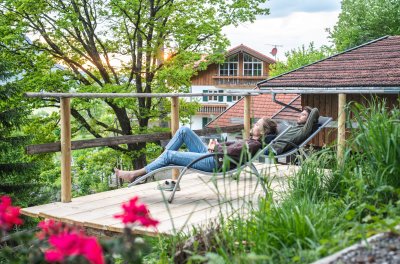 Terrasse zum Relaxen oder Frühstücken