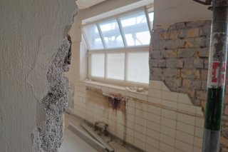 Abbruch Küche Abbrucharbeiten in der Küche der Walserschanz