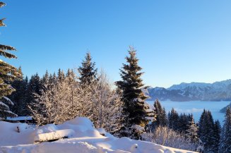 Winterlandschaft bei der Wannenkopfhütte