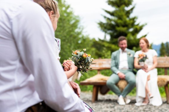 Die Wannenkopfhütte ist die perfekte Hochzeitslocation für eine Hochzeit in den Bergen.