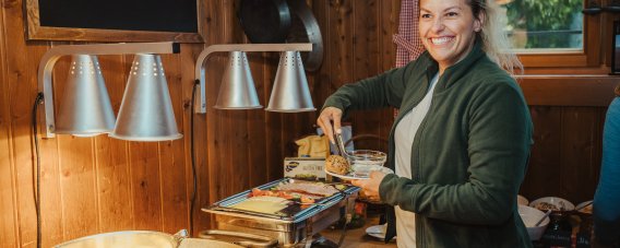 Unser Frühstück macht glücklich und schickt Dich gestärkt und gut vorbereitet in deinen aktiven Wandertag.