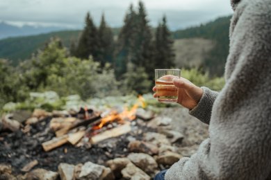 Abendliche Gemütlichkeit: Auf der Wannenkopfhütte einfach mal die Seele baumeln lassen.