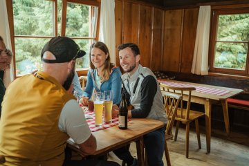 Unvergessliche gemeinsame Erlebnisse auf der Wannenkopfhütte. Hier wird jeder Abend zu einem Highlight.