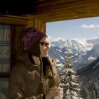 Traumhafte Aussicht auf die Allgäuer Alpen Von Ihrem Zimmer aus genießen Sie diese traumhafte Aussicht auf die umliegenden Allgäuer Alpen.