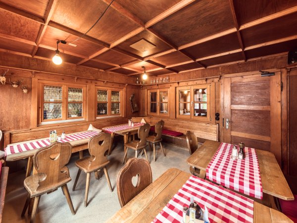 Die kleine Stube der Wannenkopfhütte