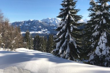 Schneewelt auf der Wannenkopfhütte