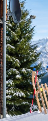 Winter auf der Wannenkopfhütte im Allgäu