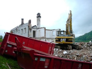 Abbruch mit gleichzeitigem Sortieren