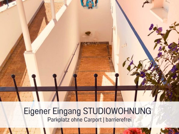 Fewo Studio Eingang