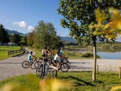 Radtour gruenten - familie