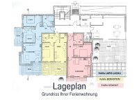 Lageplan von Wohnung 
GRANAT,BERNSTEIN,LAPIS-LAZULI, WINTERGARTEN
alles Paterre