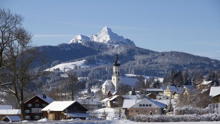 Grünten Winterpanorama