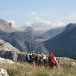 Mallorca - Gruppe bei Inseldurchquerung