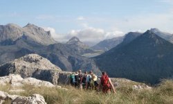 Mallorca - Gruppe bei Inseldurchquerung