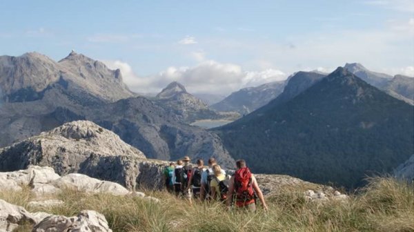 Mallorca - Gruppe bei Inseldurchquerung