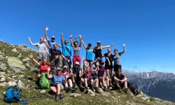 Gut gelaunte E5 Gruppe