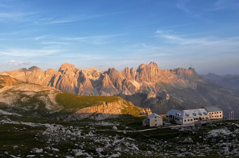 Schlernhaus und Rosengarten