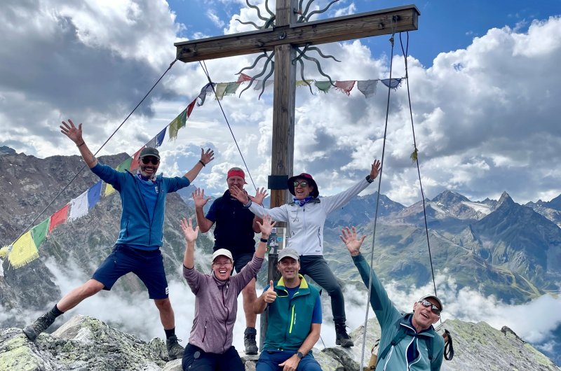 Gruppe am Karleskopf