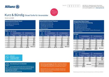 Versicherungstarife ab 04.06.25