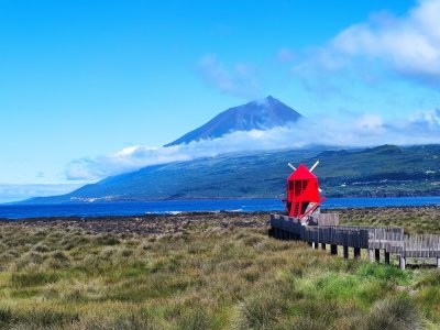 Blick zum Pico von Lajes do Pico