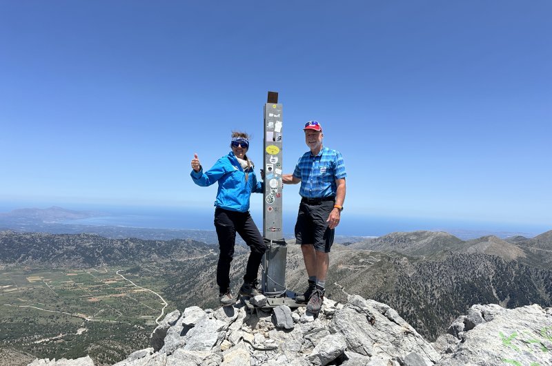 Gipfel des Gingilos mit Winni und Rita
