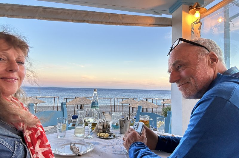 Fischessen in Sougia