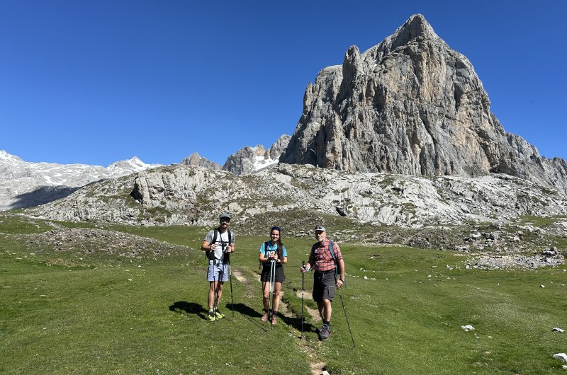 Gipfel mit Gruppe