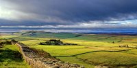 Abendstimmung am Hadrian's Wall