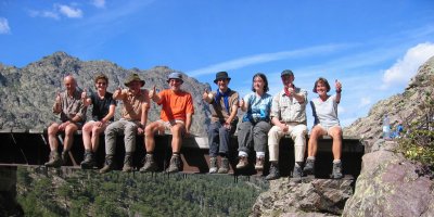 Gruppenbild auf Korsika