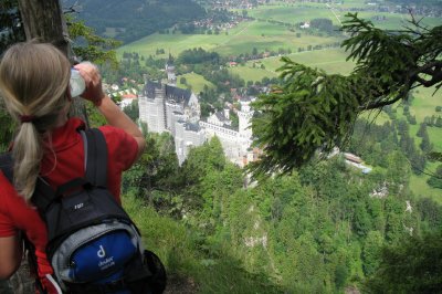 Oberhalb von Schloß Neuschwanstein