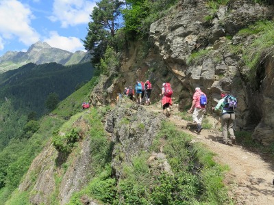 Meraner Höhenweg 1. Tag Meraner Höhenweg 1. Tag