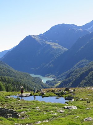 See auf dem Weg zum Madritsch Joch