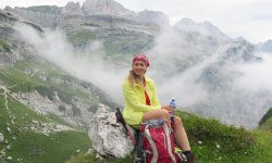 Tamina macht Pause - Brenta Dolomiten