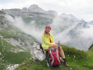 Tamina macht Pause - Brenta Dolomiten