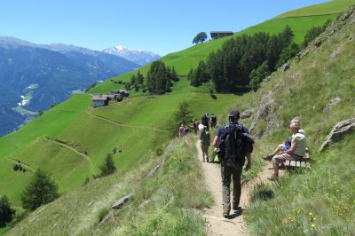 Meraner Höhenweg 2. Tag weite Sicht