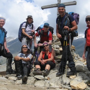 Gipfelflück am Becca del Traversiere im Aosta Tal